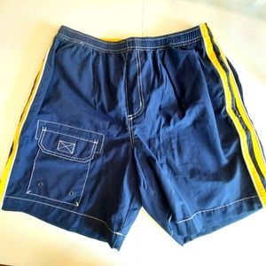 Colorado Blue Yellow Swim Shorts Trunks Large